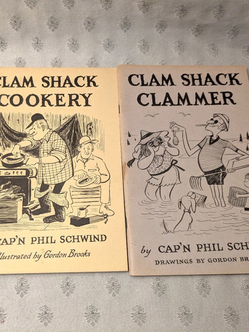 LAST CHANCE!  1967 Vintage Clam Shack Clammer and Clam Shack Cookery